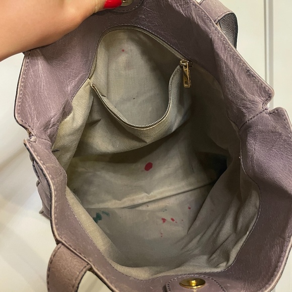 Purple Marc Jacobs Tote - Subdued Purple Leather (Rare, Vintage) - Picture 8 of 8